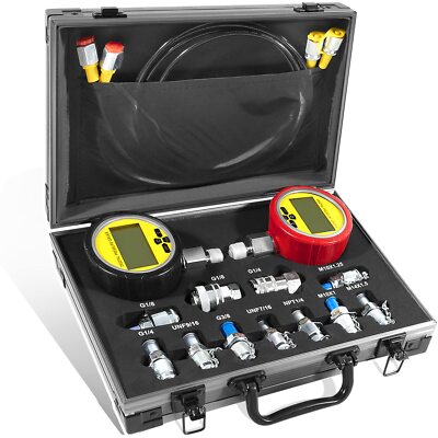 70MPA/ 10000PSI Digital Pressure Gauge Test Kit for Case,John Deere,Excavator