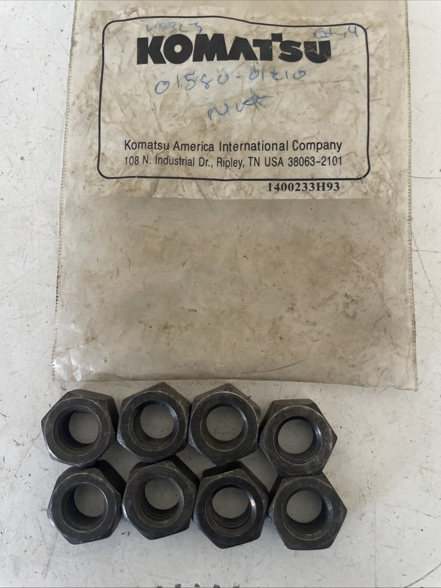 メンテナンス KOMATSU KOMATSU NUT SET OF 8 NEW 01580-01210 | eBay