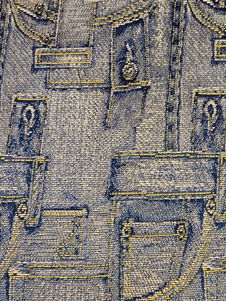 Jeans Denim Tapiz Decoración Tela Por Yarda Cantidad Descuentos Foto 2 de 4