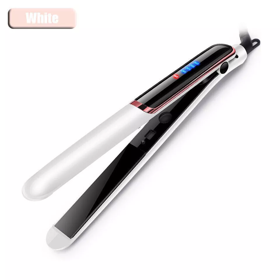 2in1 Hair Straighteners Ceramic Plates Straightener Curler Salon Hair