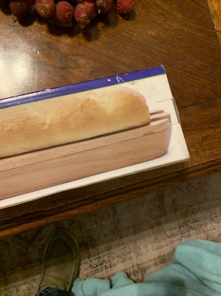 Progressive Bread Board 3 Piece Set Removable Wood Tray And Dip Bowl New - Image 4 of 4