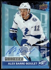 2021-22 UD Ice Sub Zero Blue Autographs Alex Barre-Boulet #SZ-27 SM@JFC1