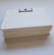 10 White Quarter Flat Fabric From JoAnn Fabric 18x22" 100% Cotton