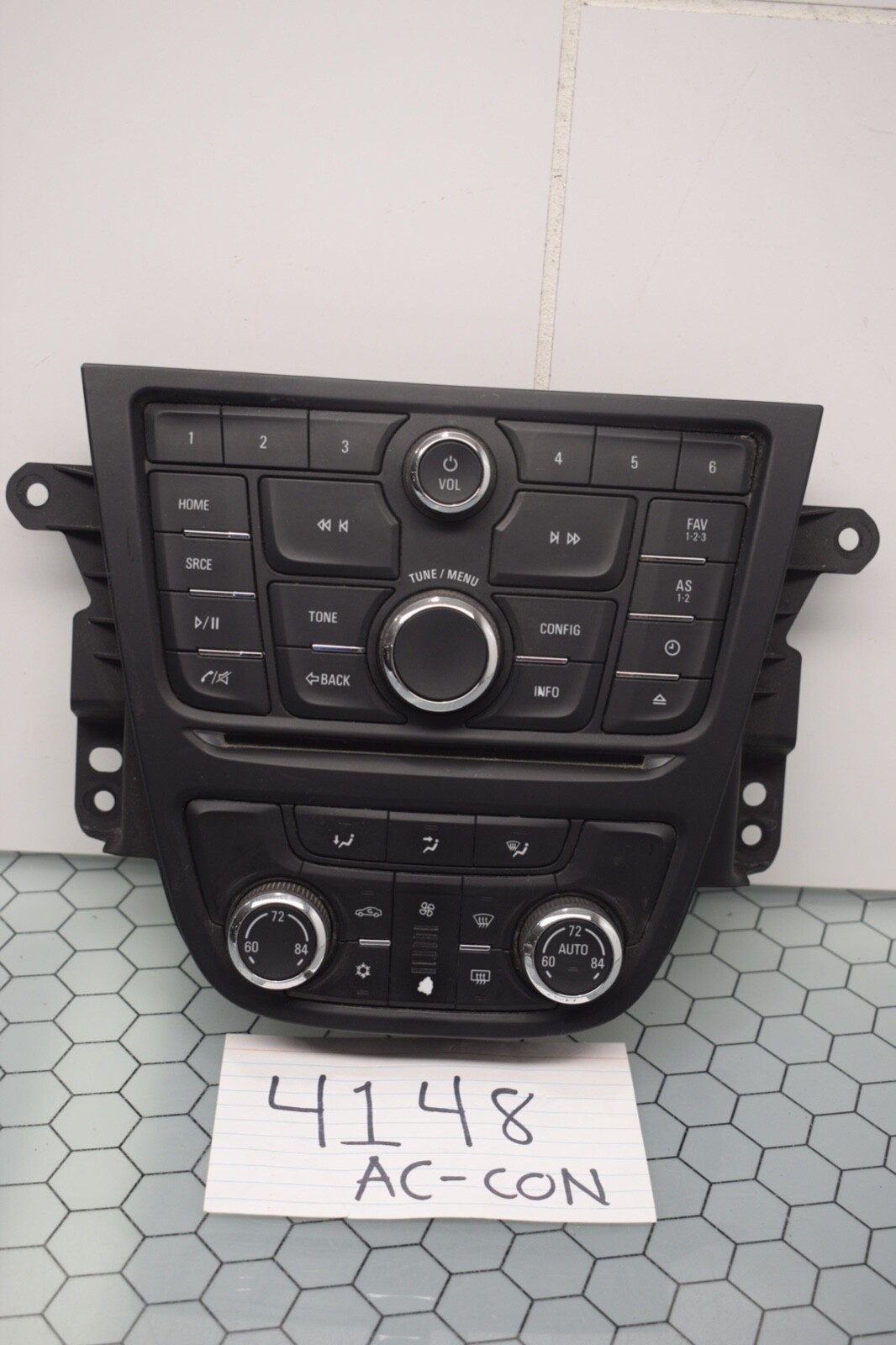 13 14 15 16 Buick Encore Radio AC and Heater Control Used Stock #4148-AC