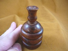  BOX-150 BURL BOX small Thuya Wood African carved carving boxes Morocco Exotic
