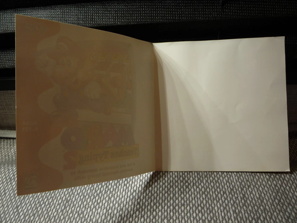 Mario Teaches Typing 2 Instructional Nintendo RARE OOP PC 1996 No Box CD-Rom - Image 4 of 4