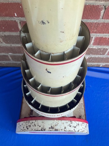 Vintage Metal Pepsodent Toothbrush Store Counter Advertising Revolving Display - Picture 5 of 9