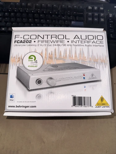 Behringer FCA202 F-Control FireWire Audio Interface Sealed