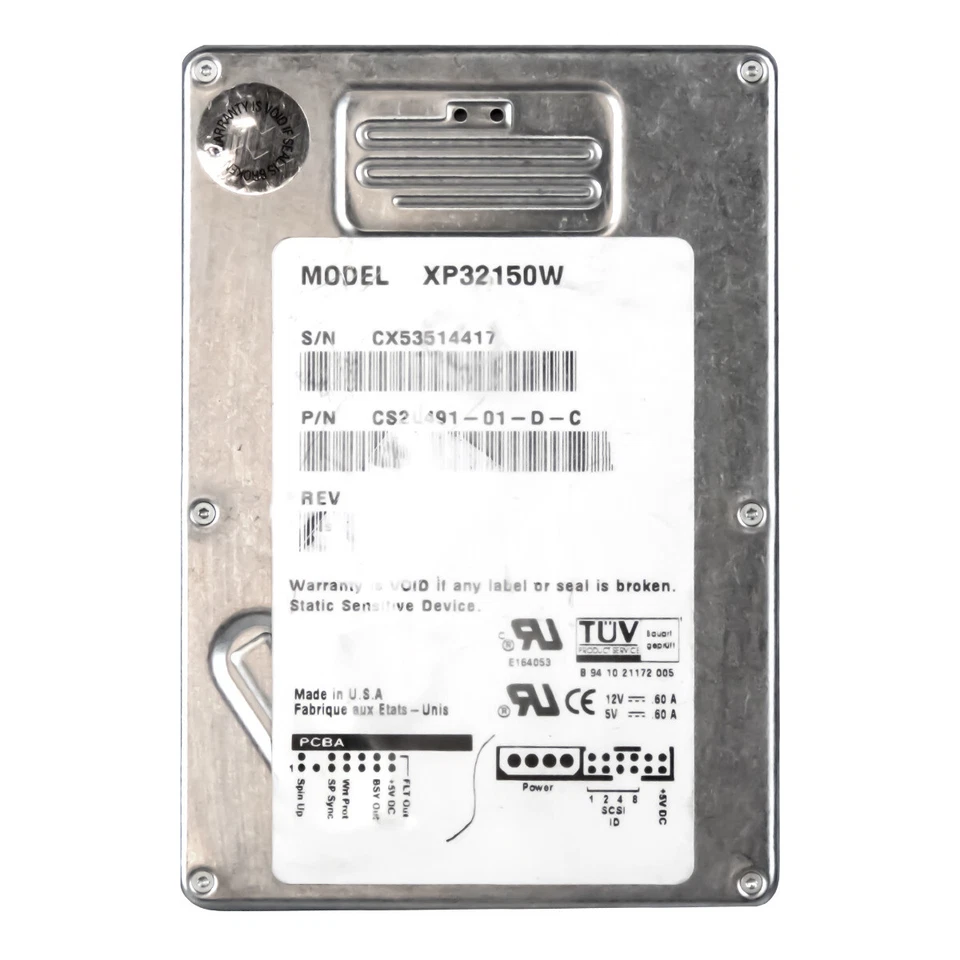 Disco Rigido Quantum 2.1GB XP32150W 7.2K SCSI 68-PIN 3.5'' - Image 3 of 3