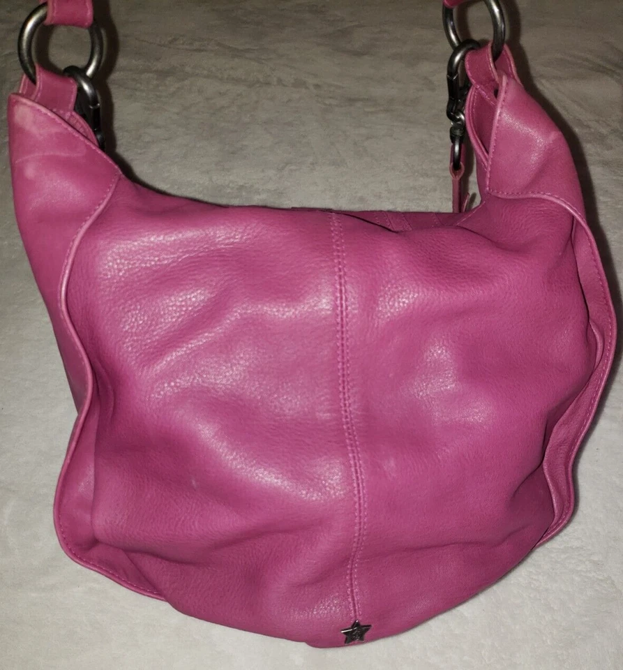 Bolso Bandolera Bolso de Mano Bolso de Hombro Bolso Bandolera Cubo Cuero Rosa Orquídea Grande Ceniza Foto 2 de 4