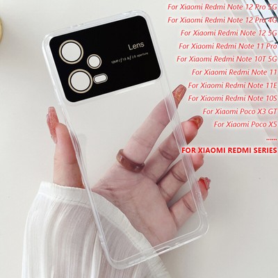 Shockproof Clear Case For Xiaomi Redmi Note 12 11 Pro 11E 10T Poco X5 Soft Cover