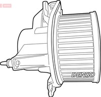 InnenraumgebläSe Denso DEA09032 FüR Lancia Fiat Ypsilon Musa Idea 77362485 12V
