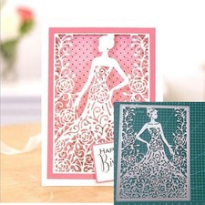 Metal Cutting Dies Girls Frame Die Cuts Scrapbooking Paper Craft Stencils DIY