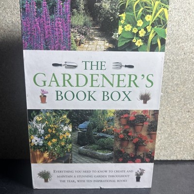 The Gardeners Book Box containing 10 individual books covering various topics
