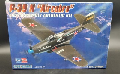 FACTORY SEALED  - NEW -Hobby Boss 1/72 P-39 N Aircacobra Plastic Model Kit 80234