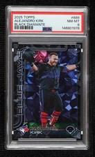 2025 Topps Series 2 Black Diamante Foil 6/10 Alejandro Kirk #689 PSA 8 04cw