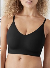 True Co. Smooth Wireless Longline Bralette Black