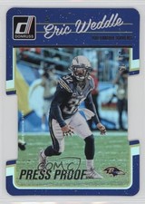 2016 Donruss Press Proof Silver Die-Cut 11/75 Eric Weddle #21 0f8