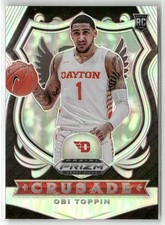 2020 PANINI PRIZM DRAFT PICKS COLLEGIATE #87 OBI TOPPIN SILVER DAYTON FLYERS