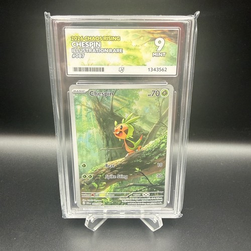 Chespin graded ACE 9 for sale on eBay
