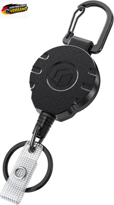 Uniclife Einziehbarer Schlüsselanhänger Für Ausweishalter Heavy Duty Badge Reel 