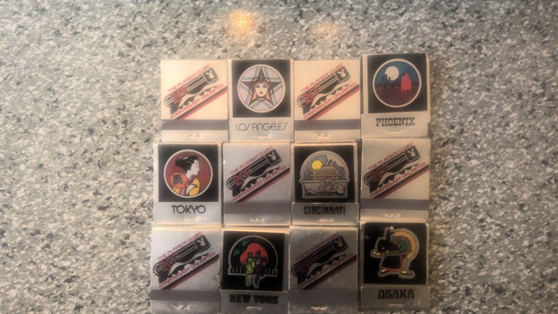 Playboy Clubs 20th Anniversary Matchbooks 12 Different