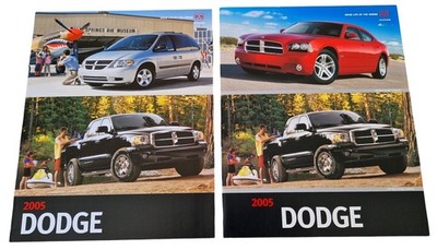 2x DODGE CARS TRUCKS Ram Charger Dakota Prospekt Brochure 2005 USA 76