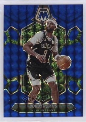 2023-24 Panini Mosaic Blue Mosaic Prizm 40/199 Bobby Portis #181 11ye
