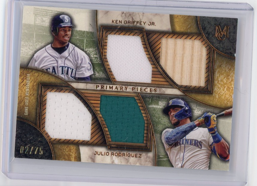 2025 Museum Collection Primary Pieces Quad Relic /75 Ken Griffey