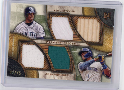 2025 Museum Collection Primary Pieces Quad Relic /75 Ken Griffey