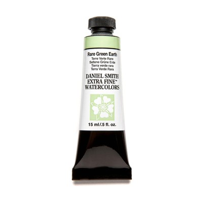 DANIEL SMITH Extra Fine Watercolor Paint, 15ml Tube, Rare Green Earth, 284600181