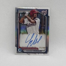 Yohandy Morales 2024 Bowman Chrome Prospect Autographs /499 #CPA-YM (AU, RC)