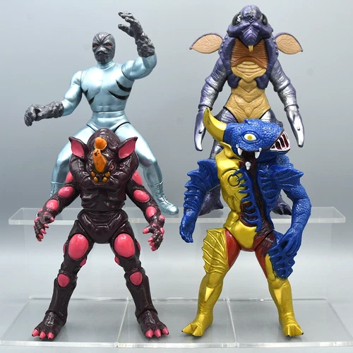 Power Rangers Evil Space Alien Action Figure Lot of 4 Vintage 1993 Bandai