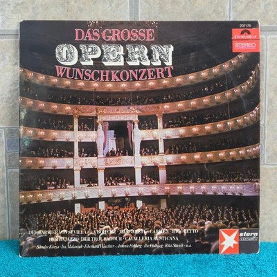 Das Große Opern Wunschkonzert LP Polydor Stern Musik Stereo Opera 33 RPM