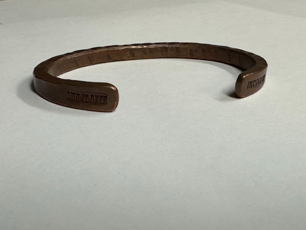 Studebaker Metals Solid Copper Cuff – Hammered Fi… - image 4