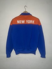 Adidas New York Knicks Original Blue Orange Track Jacket Size Medium NWT Vintage