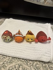 4 Tsum Tsum Disney Plush Minis Finding Nemo And Little Mermaid