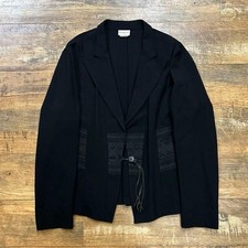 Dries Van Noten Women M Tailored Jacket Black Size 40 Belgian from Japan