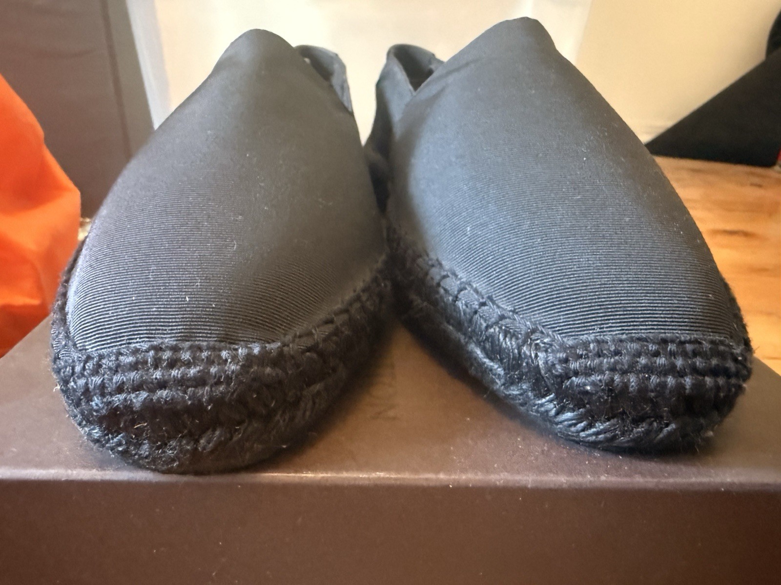 Espadrillas uomo SAINT LAURENT YSL Ottoman Moon Plus nere taglia EU: 43 5 ?