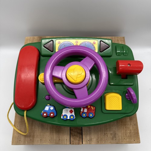 Megcos Toy Phone Steering Wheel Children’s Educational Toy Working Sound