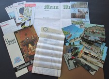 Vtg. DENMARK 1960s/70s  Travel Brochures/ Maps (Tuborg) / 18 Postcards/ 3 Menus