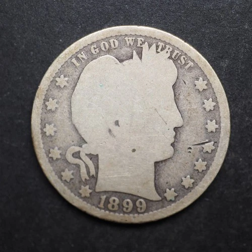 1899  *S * BARBER SILVER QUARTER  ***NICE*** FREE SHIPPING   C2048