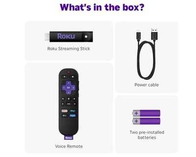 Roku Streaming Stick HD 2025   HD Streaming Device for TV with Roku Voice Remote