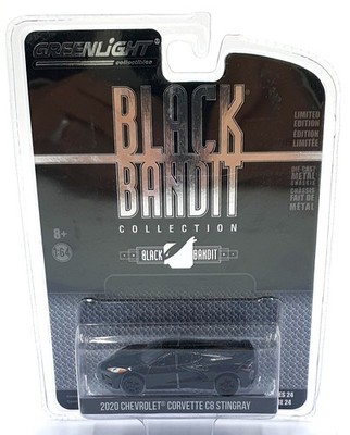 Greenlight 1/64 Scale 28050-F - 2020 Chevrolet Corvette C8 Stingray - Black