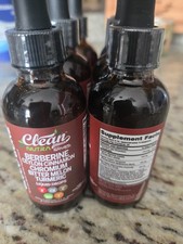 6 Clean Nutra Organic Ceylon Cinnamon Berberine Liquid Drops Supplement