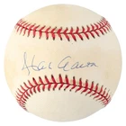 Hank Aaron Signed ONL Coleman Jr. Baseball - PSA/DNA
