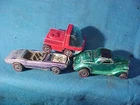 3-1967-69 Mattel HOT WHEELS Toy RED LINE CARS Heavyweight-Firebird-36 FORD