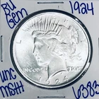 1924 BU UNCIRCULATED SILVER PEACE DOLLAR AUTHENTIC U.S. MINT FREE SHIPPING 6383