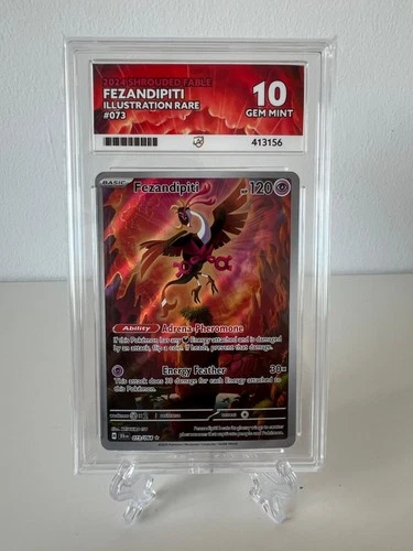 Fezandipiti 073/064 - Shrouded Fable - ACE 10 - PERFECT SUB GRADES - Pokemon TCG
