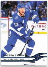 2025-26 Upper Deck Series 1 Holiday SP Green Foil #156 Darren Raddysh Tampa Bay